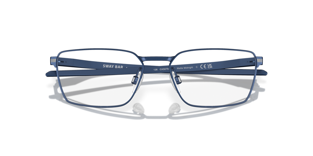 Oakley OX5078 Sway Bar Rectangle Eyeglasses - Matte Midnight