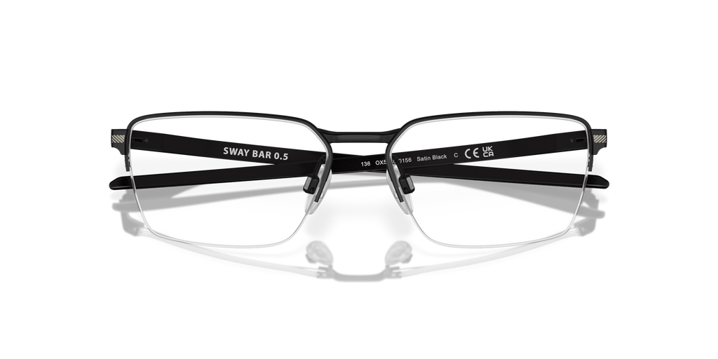 Oakley OX5080 Sway Bar 0.5 Rectangle Eyeglasses - Satin Black