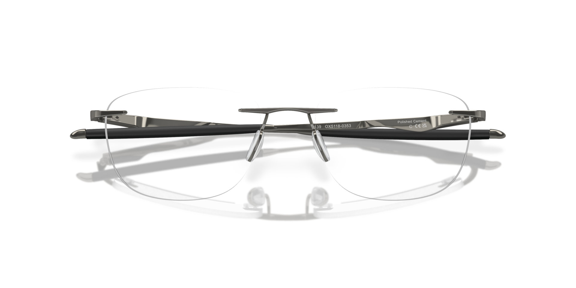 Oakley OX5118 Wingfold EVR Rectangle Eyeglasses - Cement