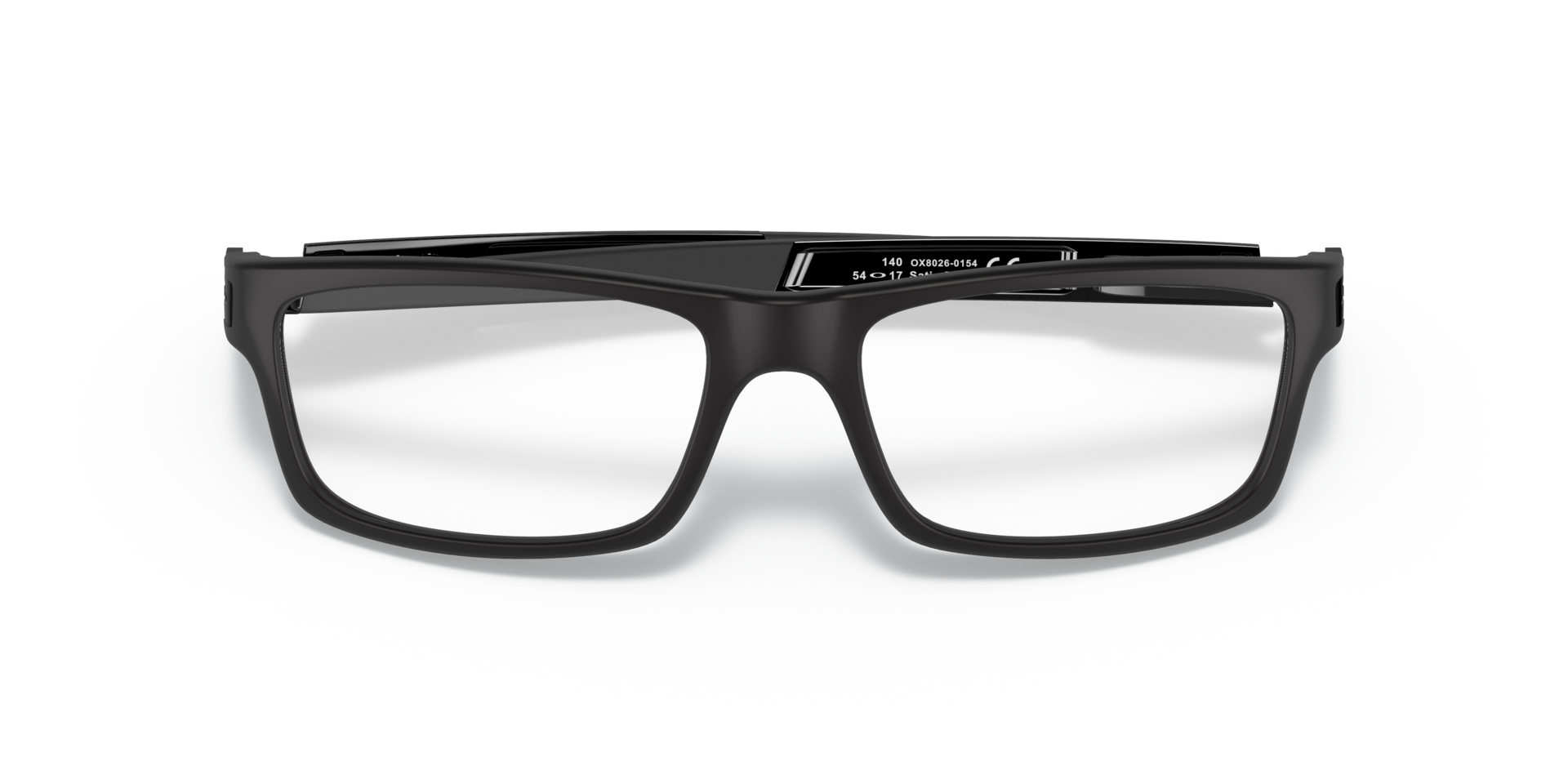 Oakley OX8026 Currency Rectangle Eyeglasses - Satin Black