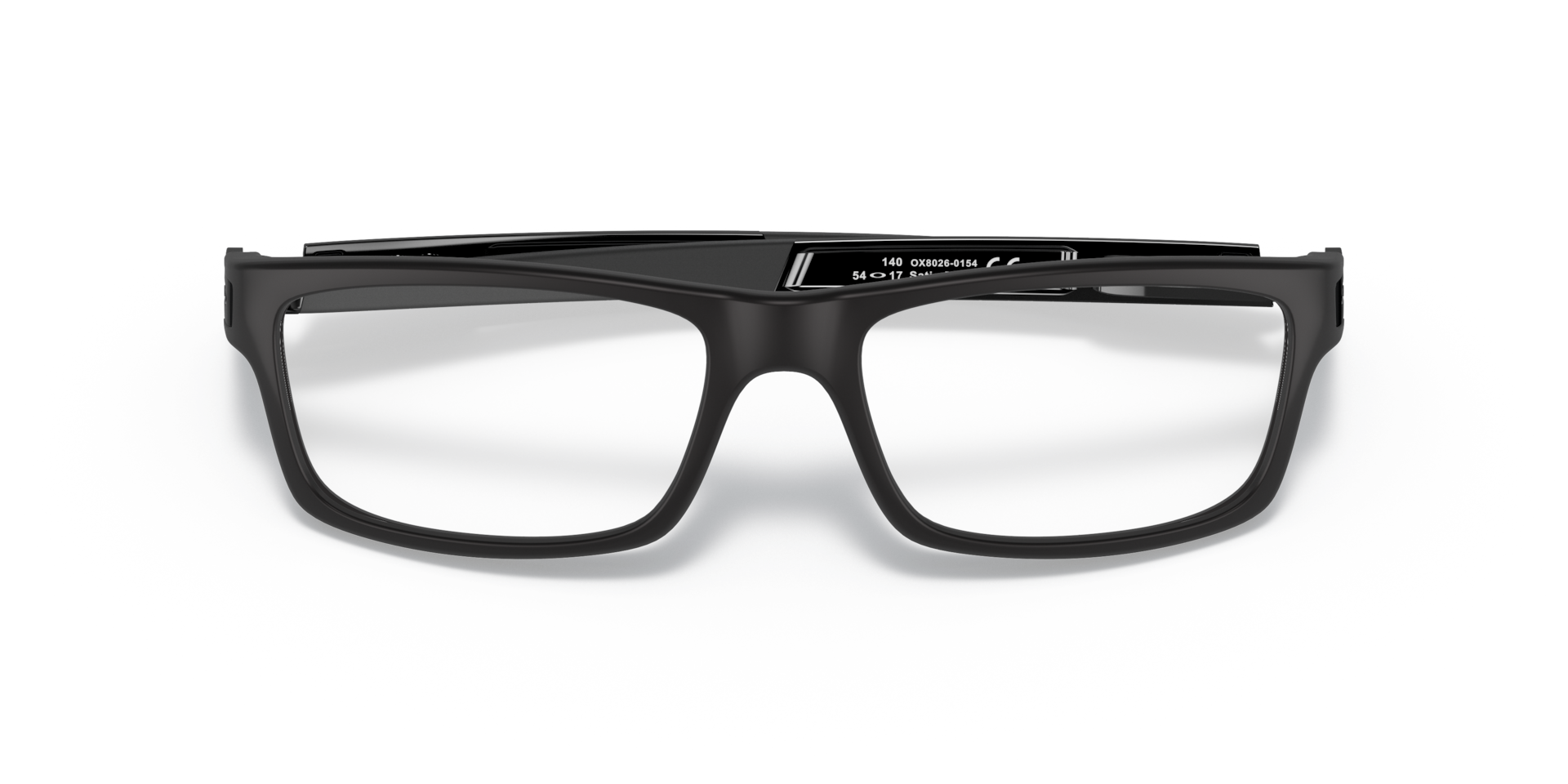 Oakley OX8026 Currency Rectangle Eyeglasses - Polished Clear