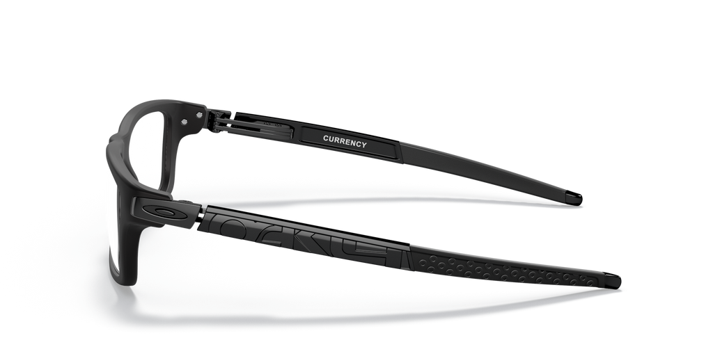 Oakley OX8026 Currency Rectangle Eyeglasses - Polished Clear