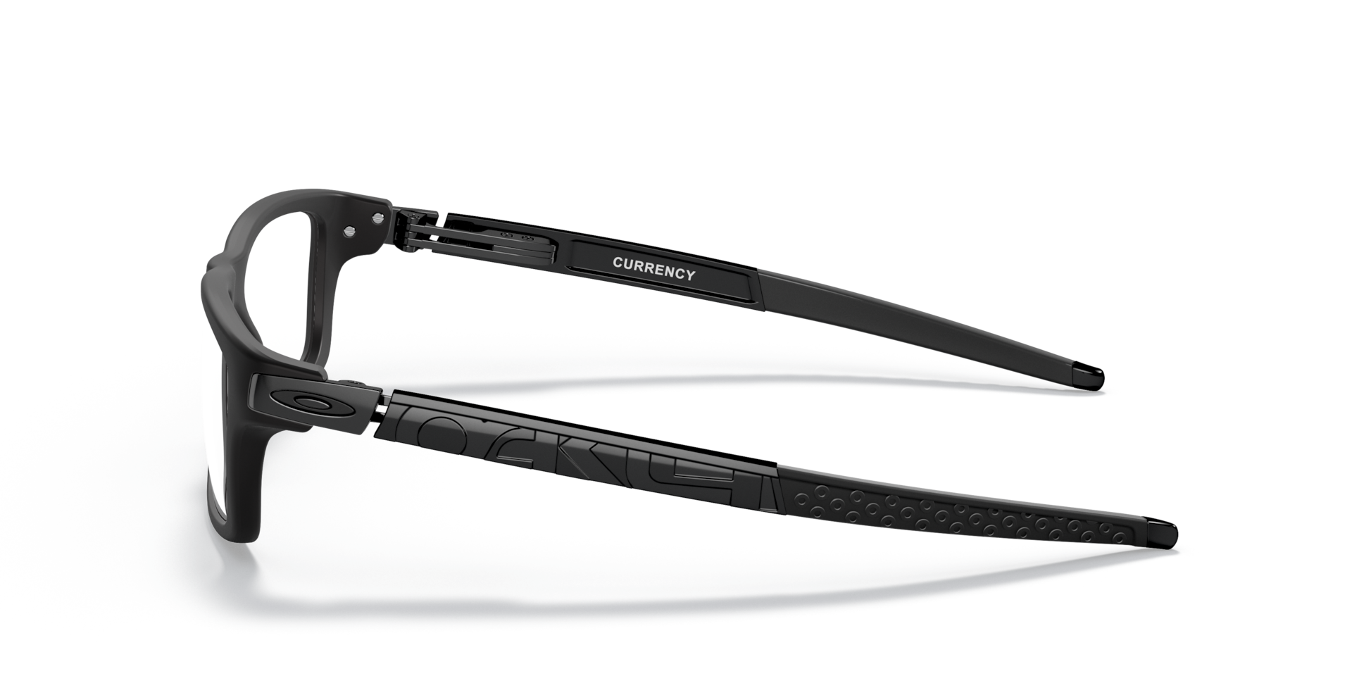 Oakley OX8026 Currency Rectangle Eyeglasses - Polished Clear
