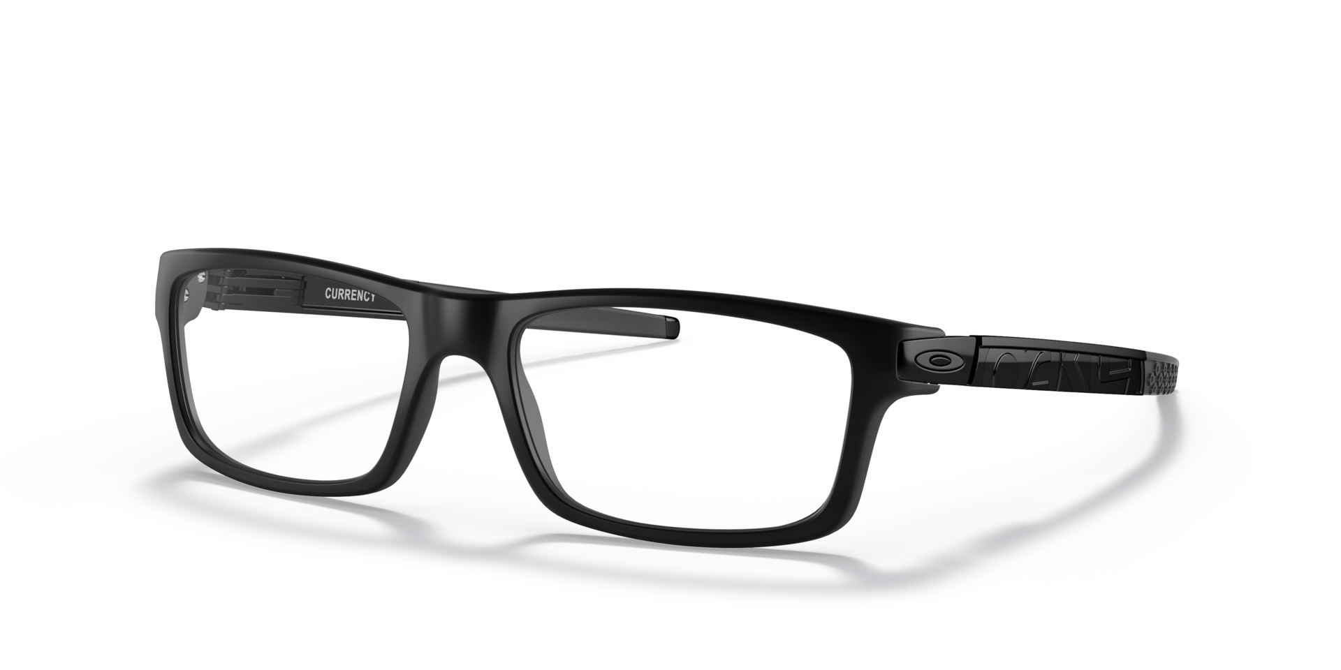 Oakley OX8026 Currency Rectangle Eyeglasses - Satin Black