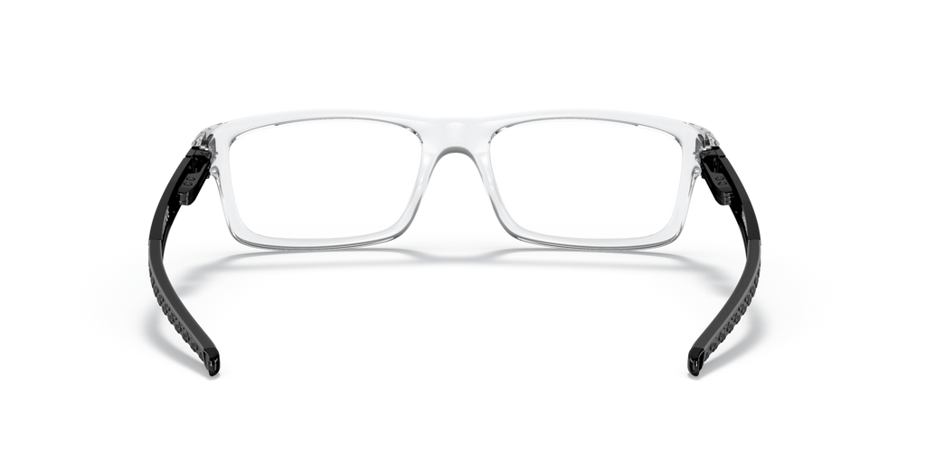 Oakley OX8026 Currency Rectangle Eyeglasses - Polished Clear