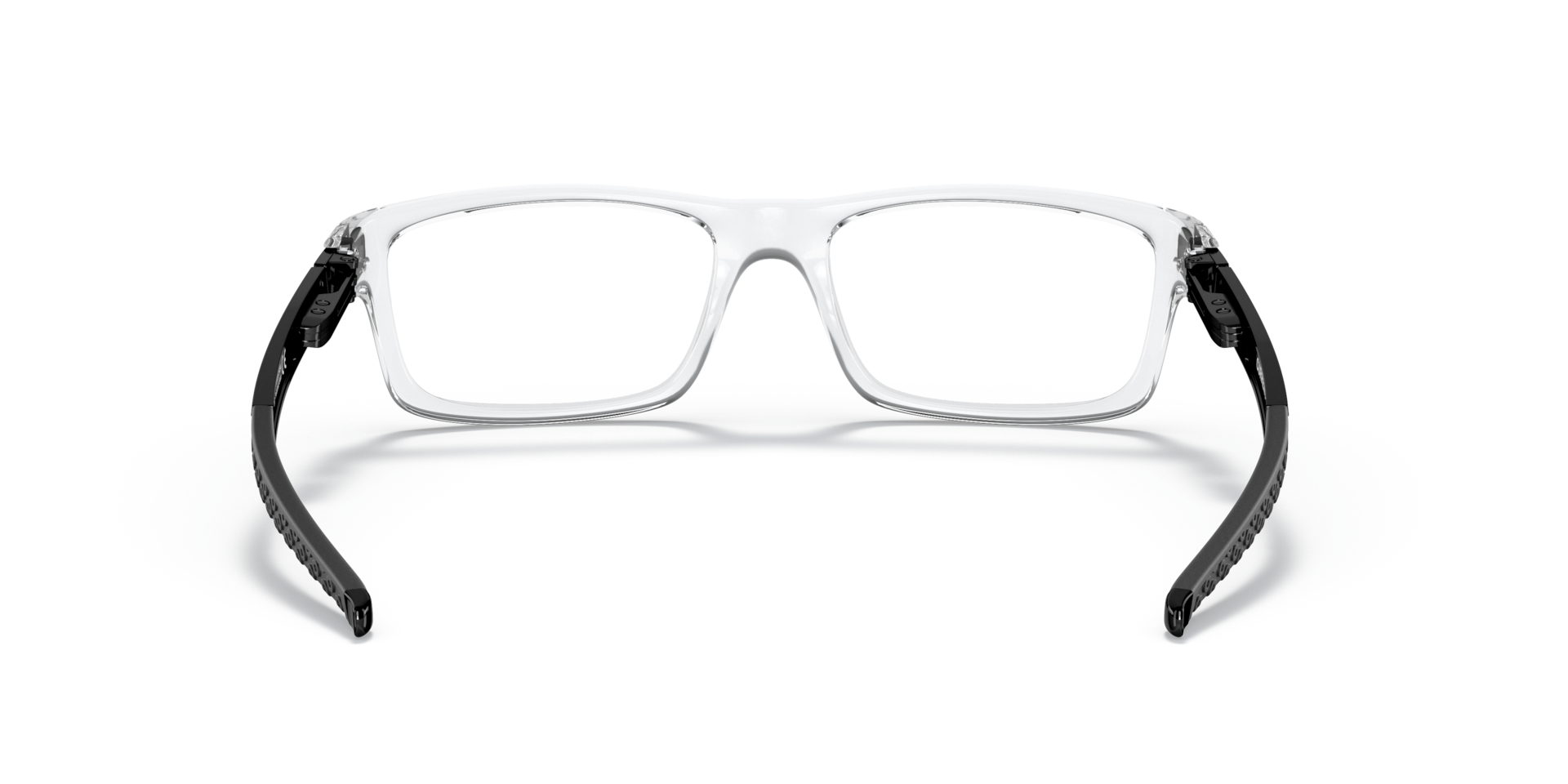 Oakley OX8026 Currency Rectangle Eyeglasses - Polished Clear