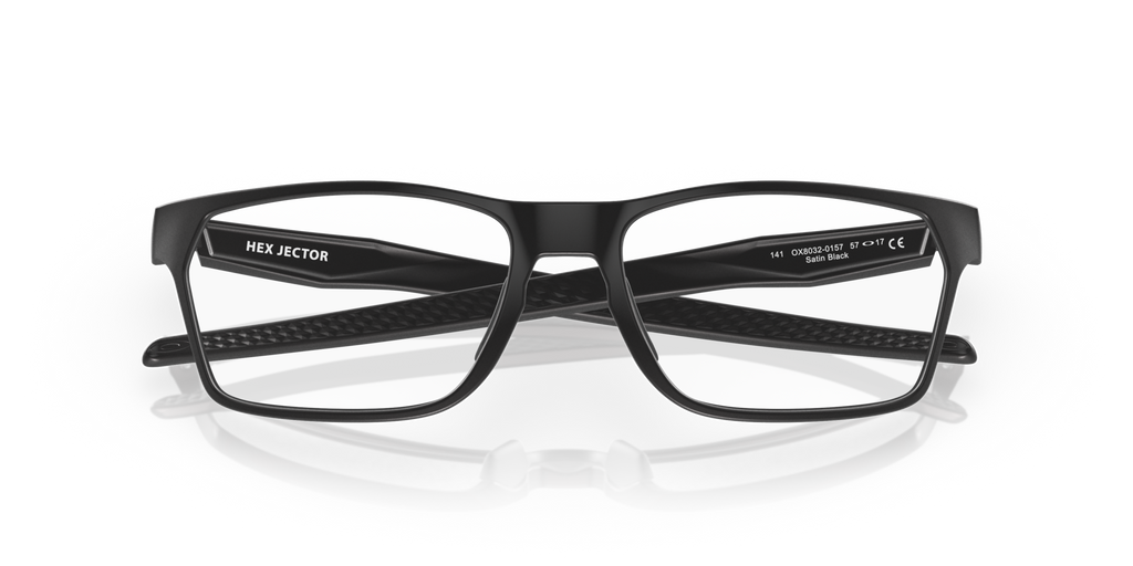 Oakley OX8032 Hex Jector Rectangle Eyeglasses - Satin Grey Smoke