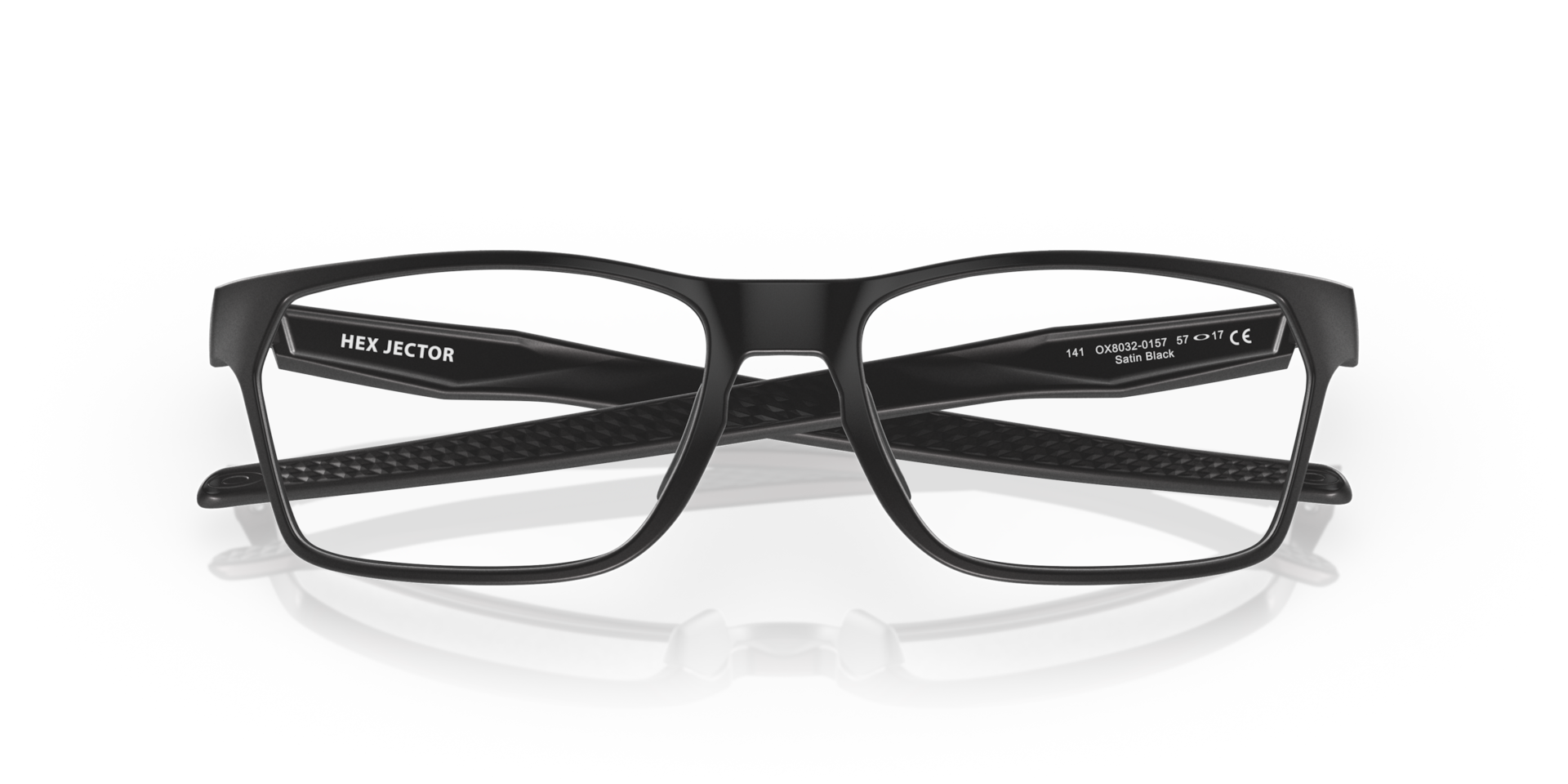 Oakley OX8032 Hex Jector Rectangle Eyeglasses - Satin Grey Smoke