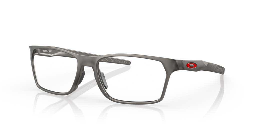 Oakley OX8032 Hex Jector Rectangle Eyeglasses - Satin Grey Smoke