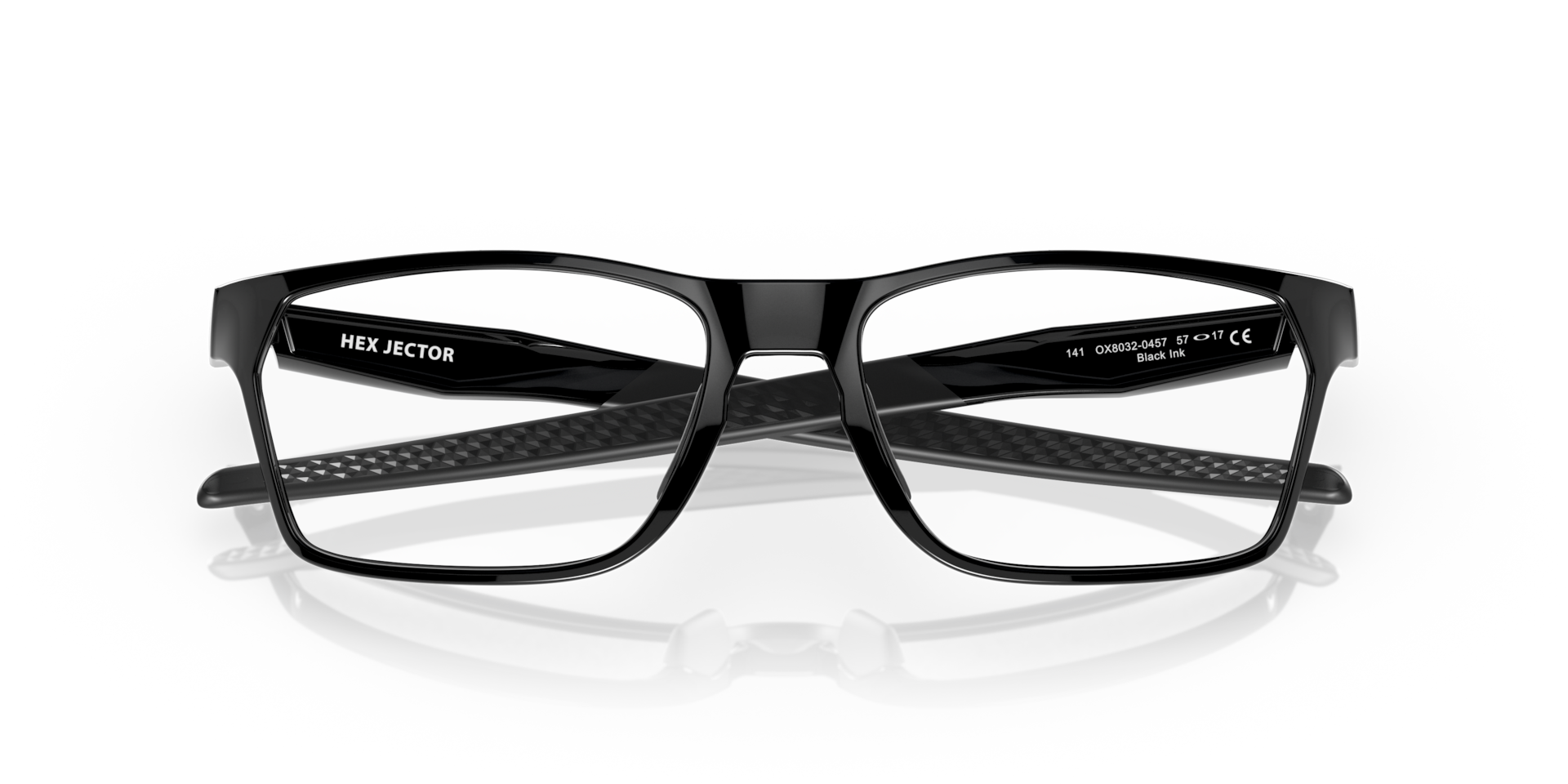 Oakley OX8032 Hex Jector Rectangle Eyeglasses - Satin Grey Smoke