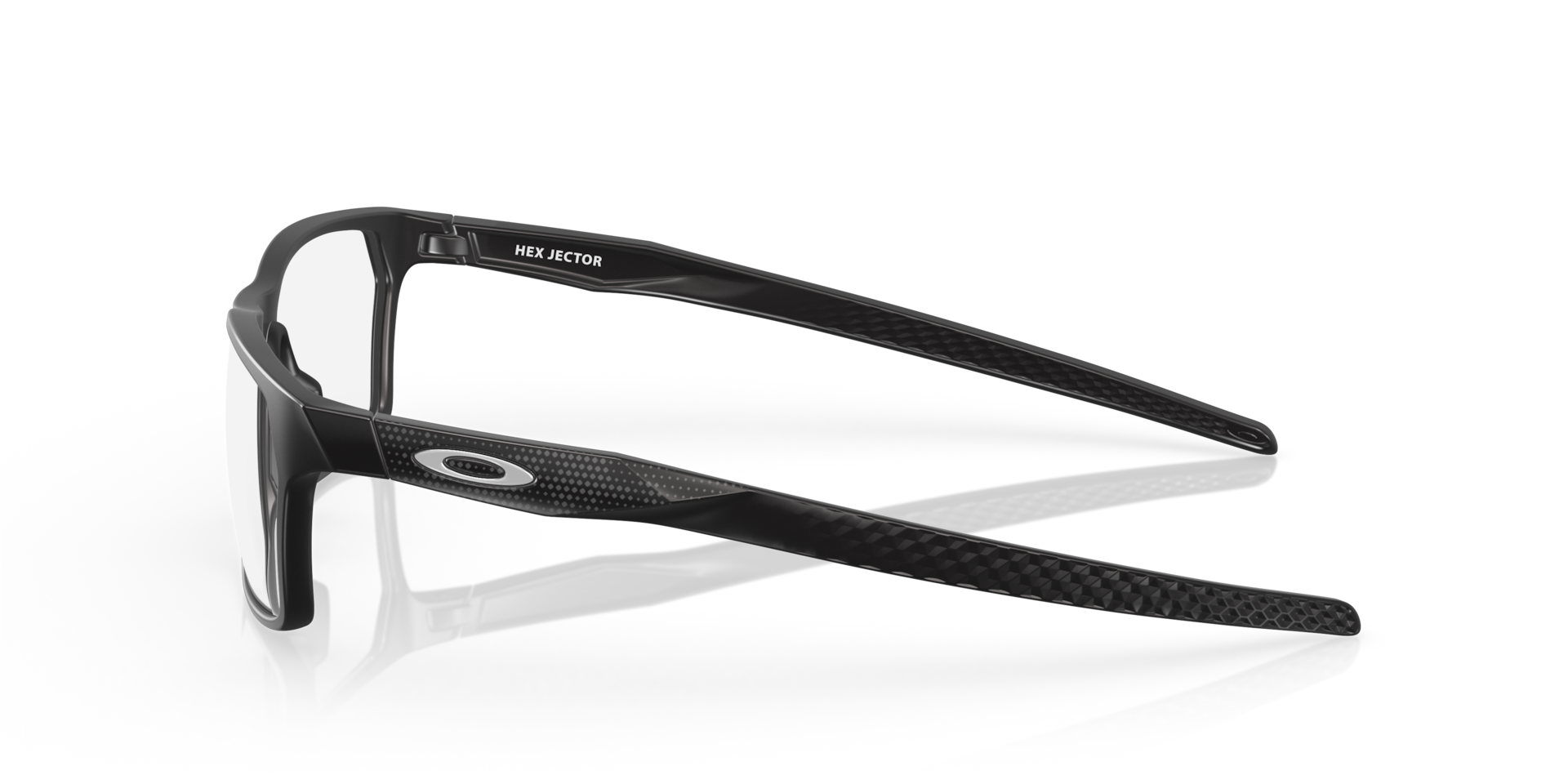 Oakley OX8032 Hex Jector High Resolution Collection Rectangle Eyeglasses - Satin Black