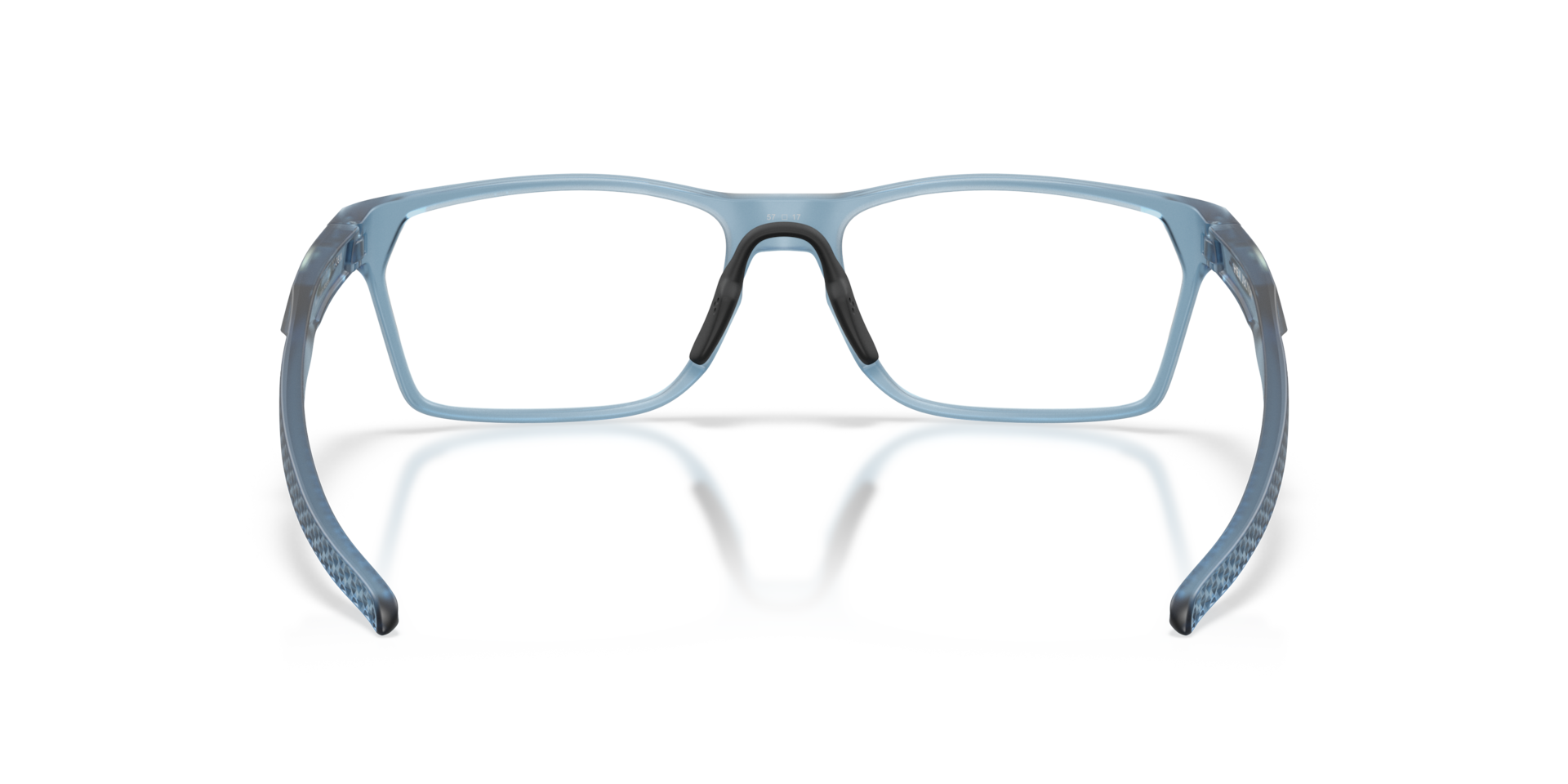 Oakley OX8032 Hex Jector Polaris Collection Rectangle Eyeglasses - Matte Transparent Abyss