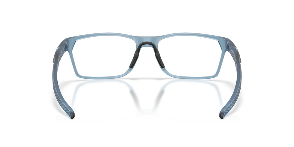Oakley OX8032 Hex Jector Polaris Collection Rectangle Eyeglasses - Matte Transparent Abyss