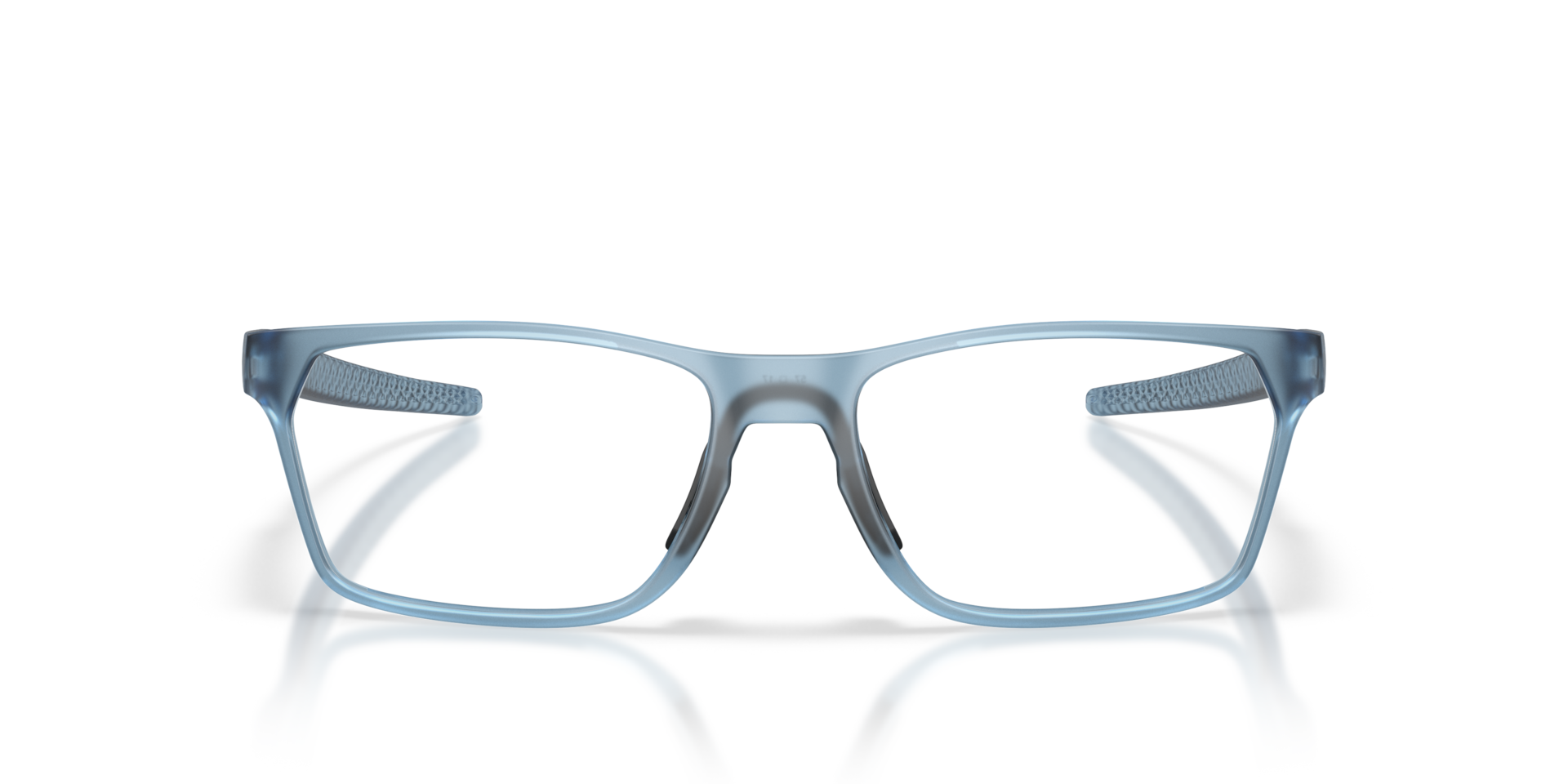 Oakley OX8032 Hex Jector Polaris Collection Rectangle Eyeglasses - Matte Transparent Abyss