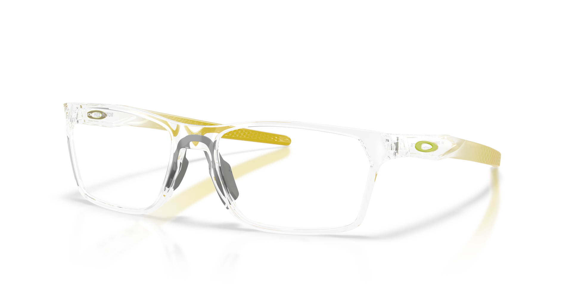 Oakley OX8032 Hex Jector Limitless Collection Rectangle Eyeglasses - Polished Clear