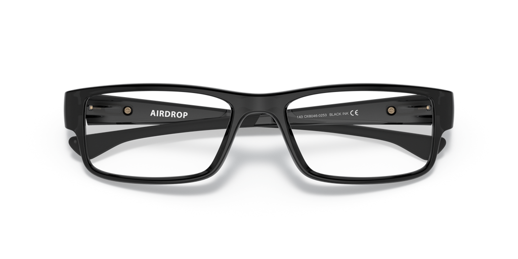 Oakley OX8046 Airdrop Rectangle Eyeglasses - Black Ink