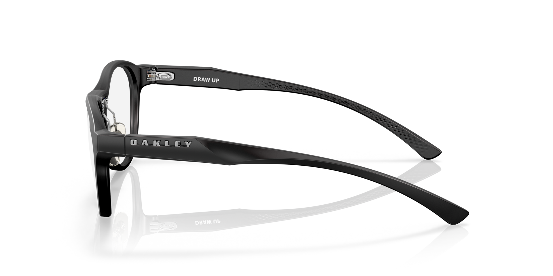 Oakley OX8057 Draw Up Round Eyeglasses - Satin Brown Tortoise
