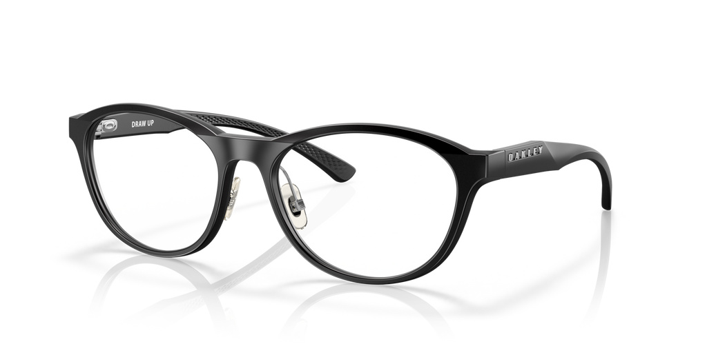 Oakley OX8057 Draw Up Round Eyeglasses - Satin Black
