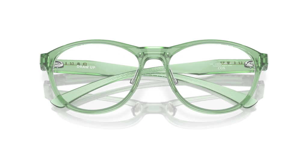 Oakley OX8057 Draw Up Round Eyeglasses - Satin Black