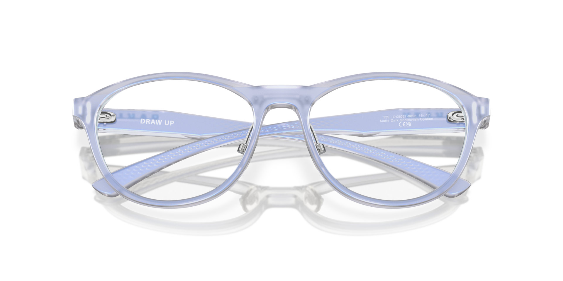 Oakley OX8057 Draw Up Round Eyeglasses - Satin Brown Tortoise