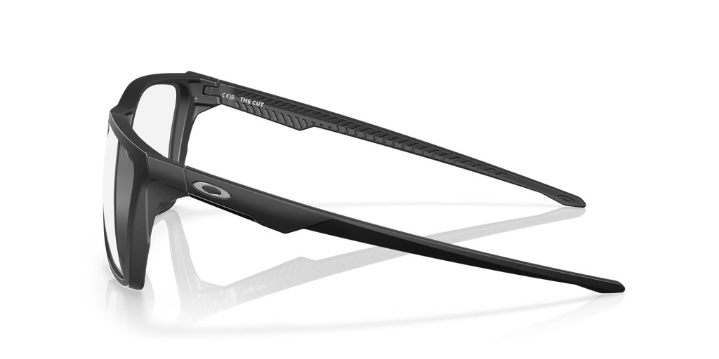 Oakley OX8058 The Cut Square Eyeglasses - Polished Trans Jade