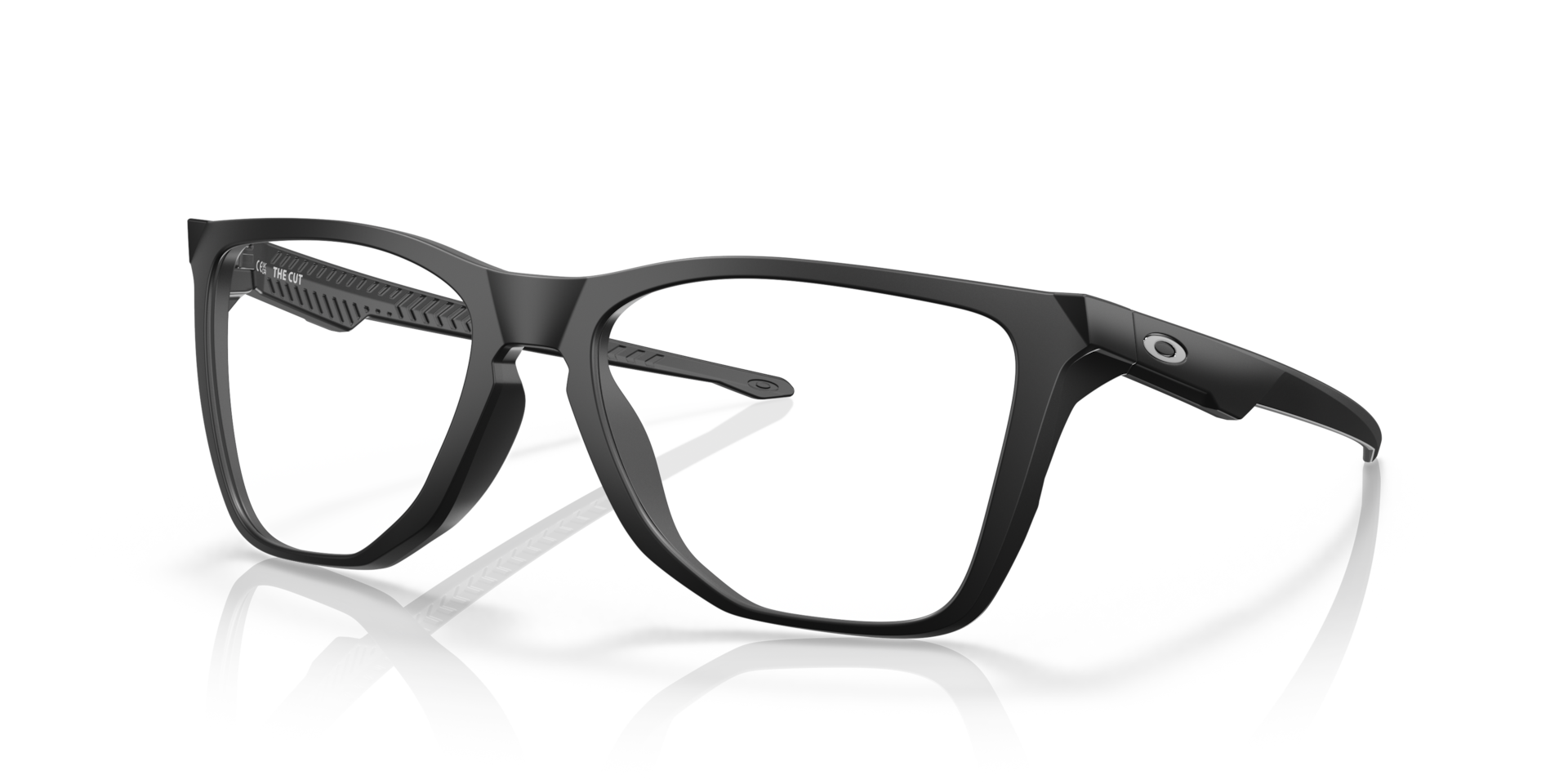 Oakley OX8058 The Cut Square Eyeglasses - Satin Black