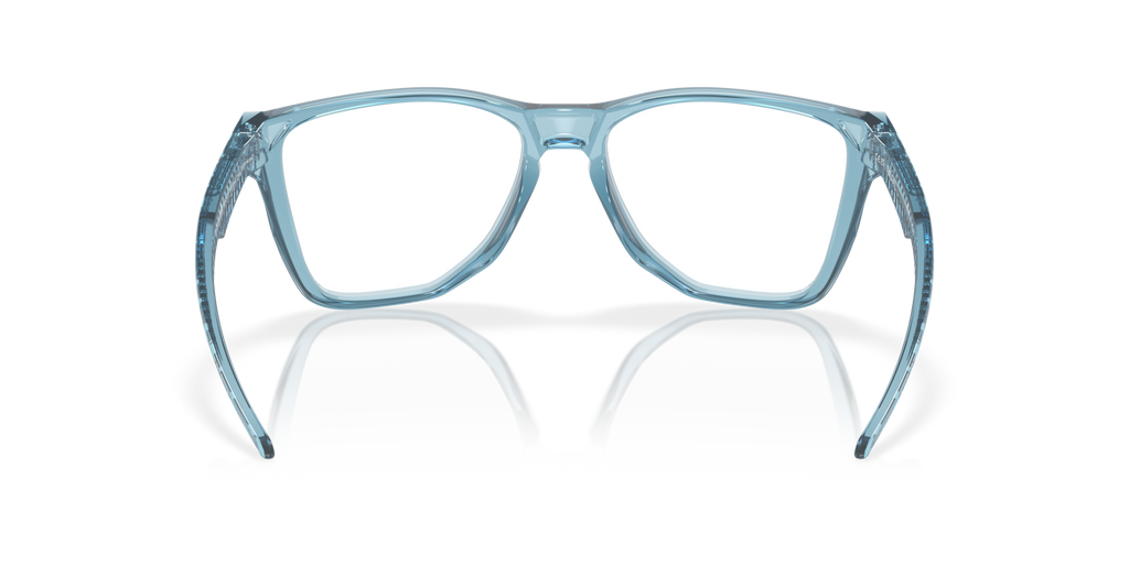 Oakley OX8058 The Cut Square Eyeglasses - Polished Trans Jade