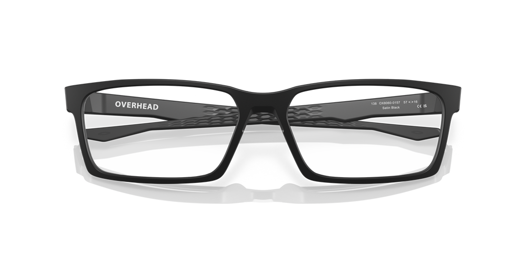 Oakley OX8060 Overhead Rectangle Eyeglasses - Polished Clear