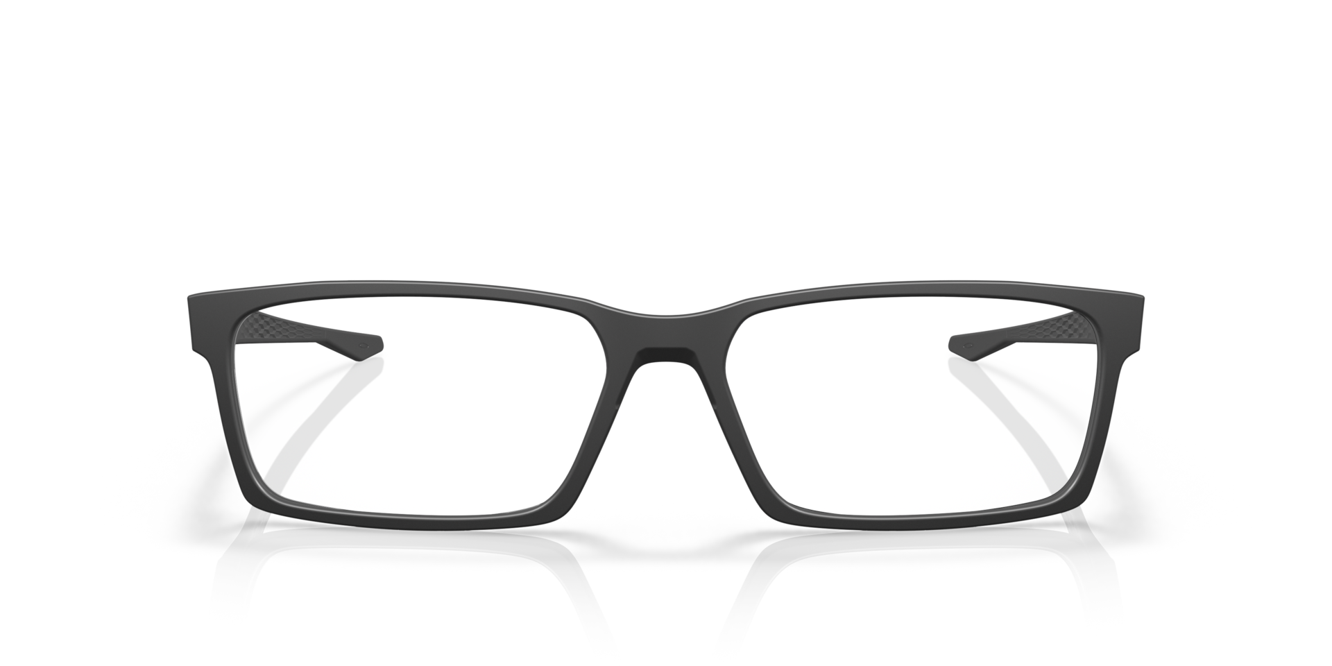 Oakley OX8060 Overhead Rectangle Eyeglasses - Matte Dark Silver Blue Colorshift