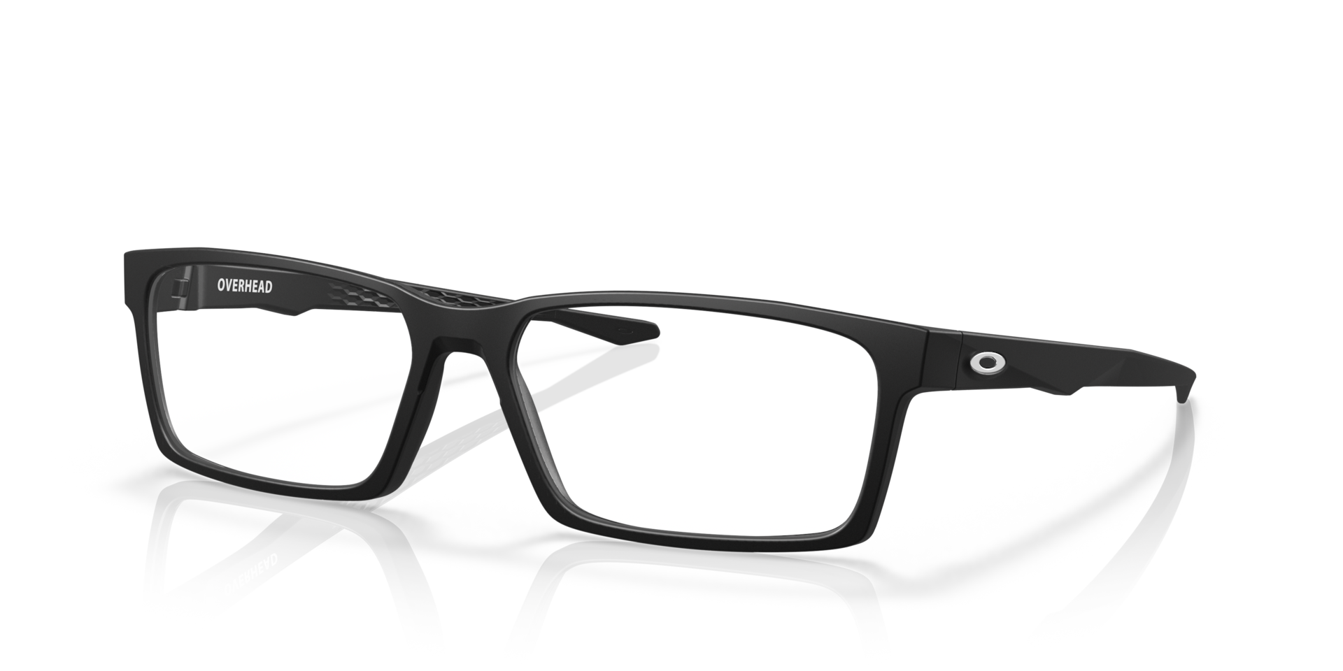 Oakley OX8060 Overhead Rectangle Eyeglasses - Polished Clear