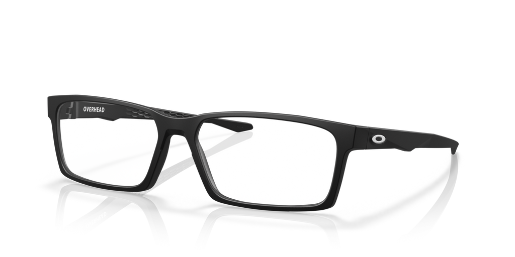 Oakley OX8060 Overhead Rectangle Eyeglasses - Satin Black