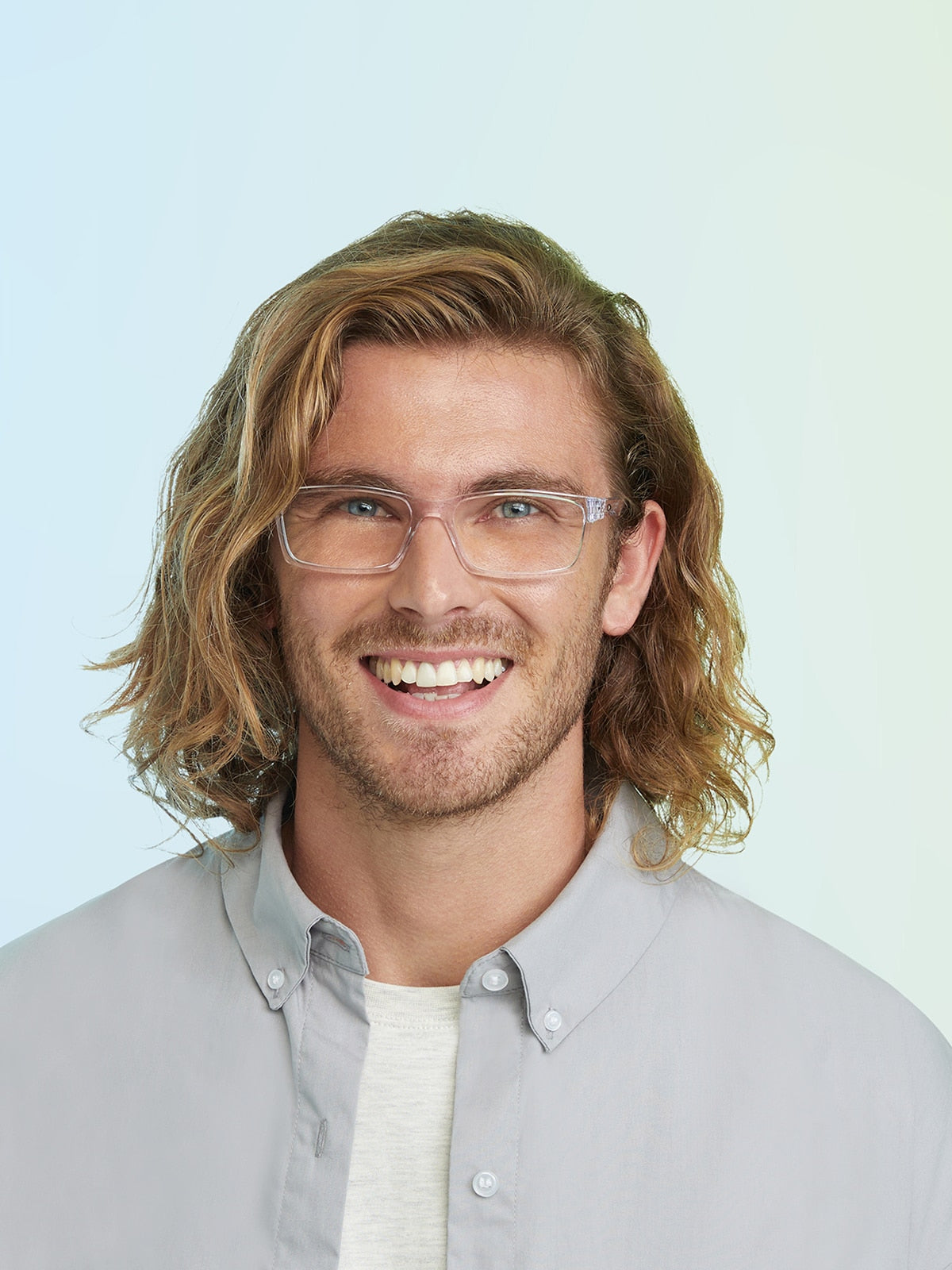 Oakley OX8060 Overhead Rectangle Eyeglasses - Polished Trans Jade
