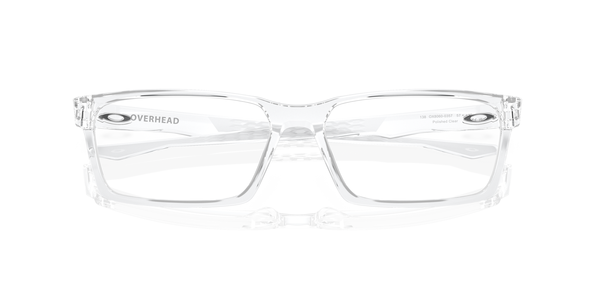 Oakley OX8060 Overhead Rectangle Eyeglasses - Satin Black