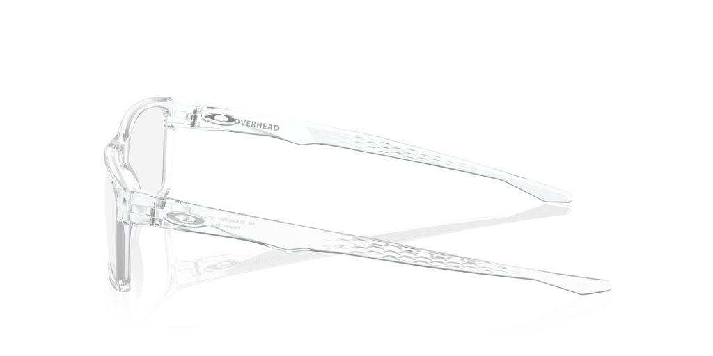 Oakley OX8060 Overhead Rectangle Eyeglasses - Matte Dark Silver Blue Colorshift