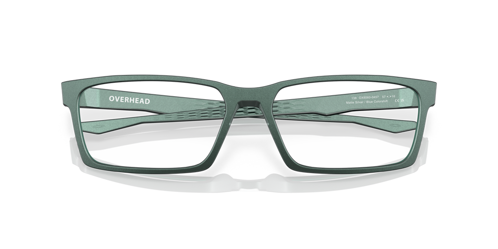 Oakley OX8060 Overhead Rectangle Eyeglasses - Polished Clear