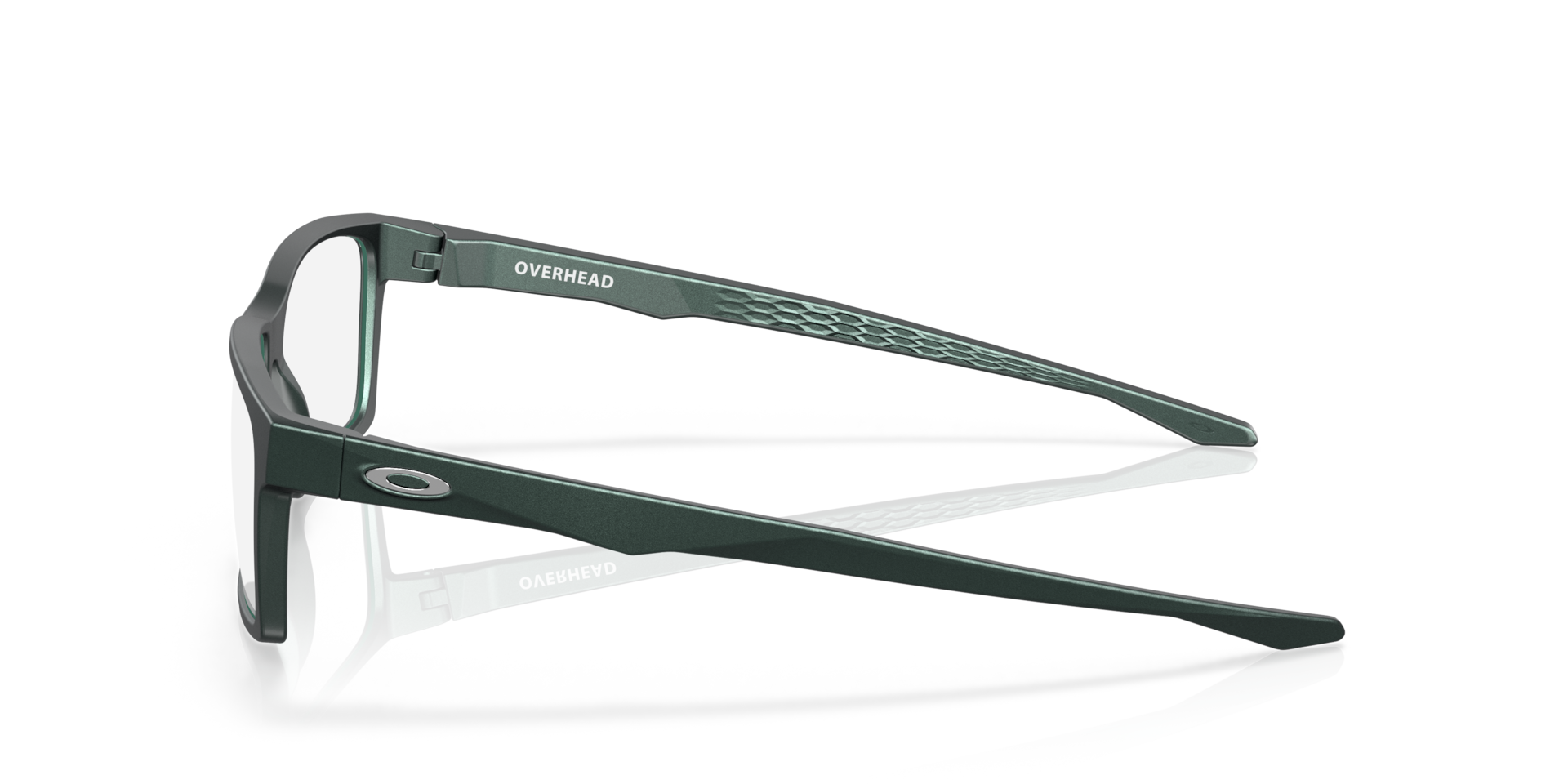 Oakley OX8060 Overhead Rectangle Eyeglasses - Polished Clear