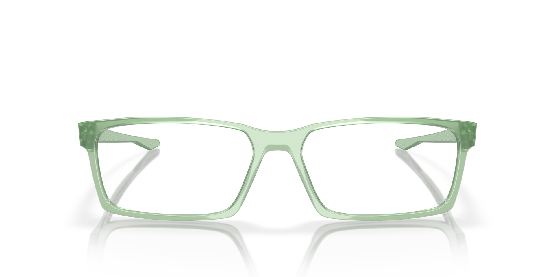 Oakley OX8060 Overhead Rectangle Eyeglasses - Polished Clear