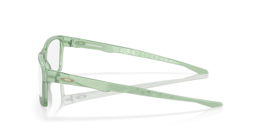 Oakley OX8060 Overhead Rectangle Eyeglasses - Matte Dark Silver Blue Colorshift