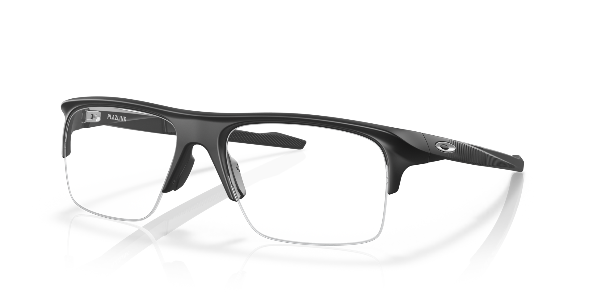 Oakley OX8061 Plazlink Rectangle Eyeglasses - Satin Black