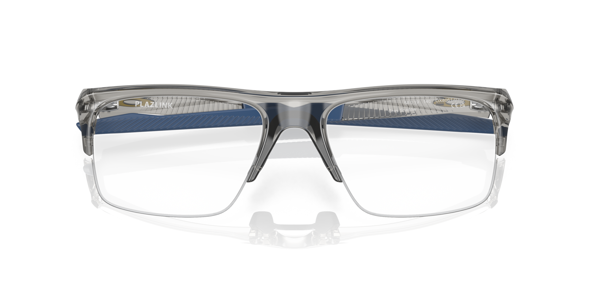 Oakley OX8061 Plazlink Rectangle Eyeglasses - Satin Black