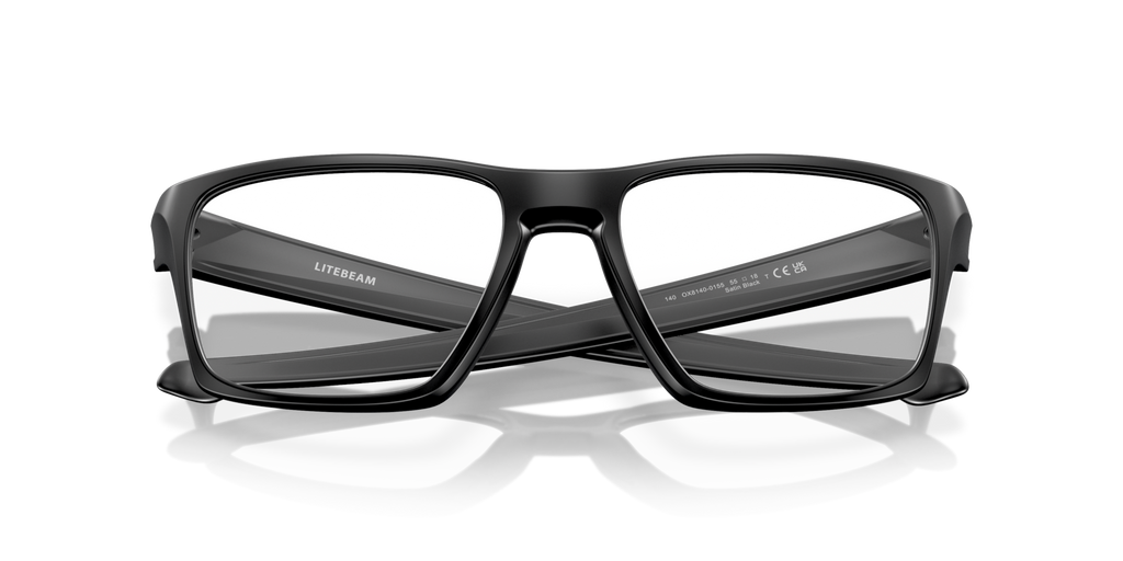 Oakley OX8140 Litebeam Square Eyeglasses - Satin Black