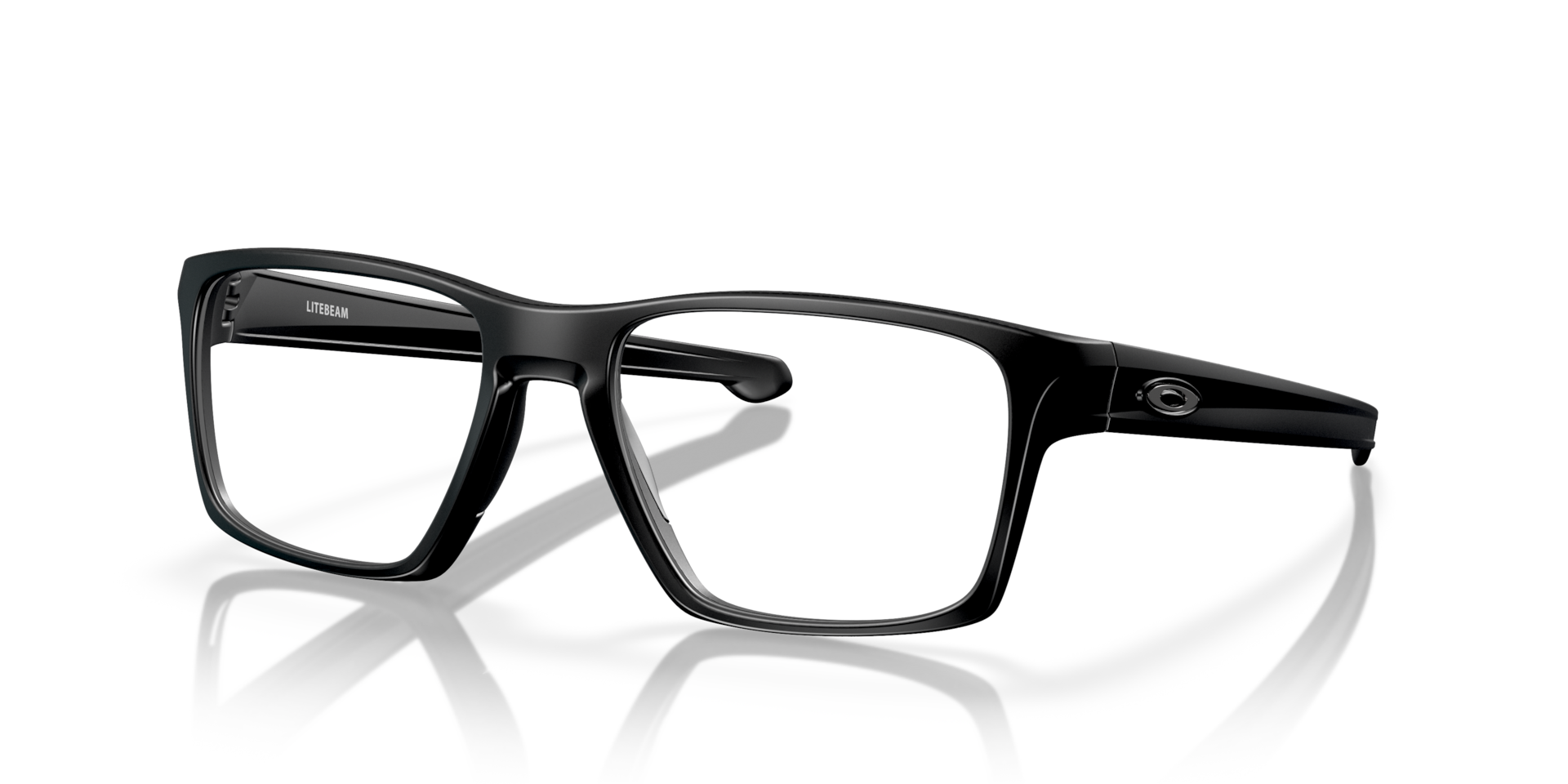 Oakley OX8140 Litebeam Square Eyeglasses - Satin Grey Smoke