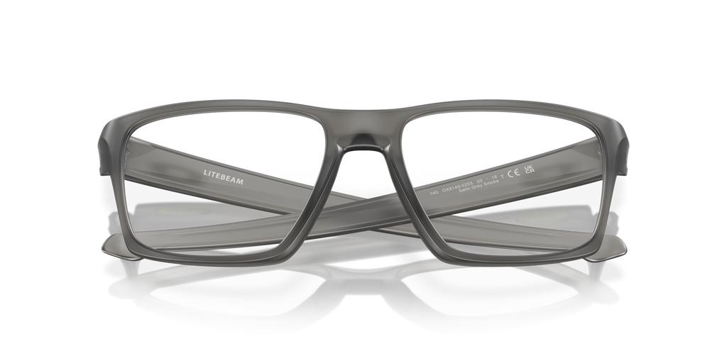 Oakley OX8140 Litebeam Square Eyeglasses - Satin Black
