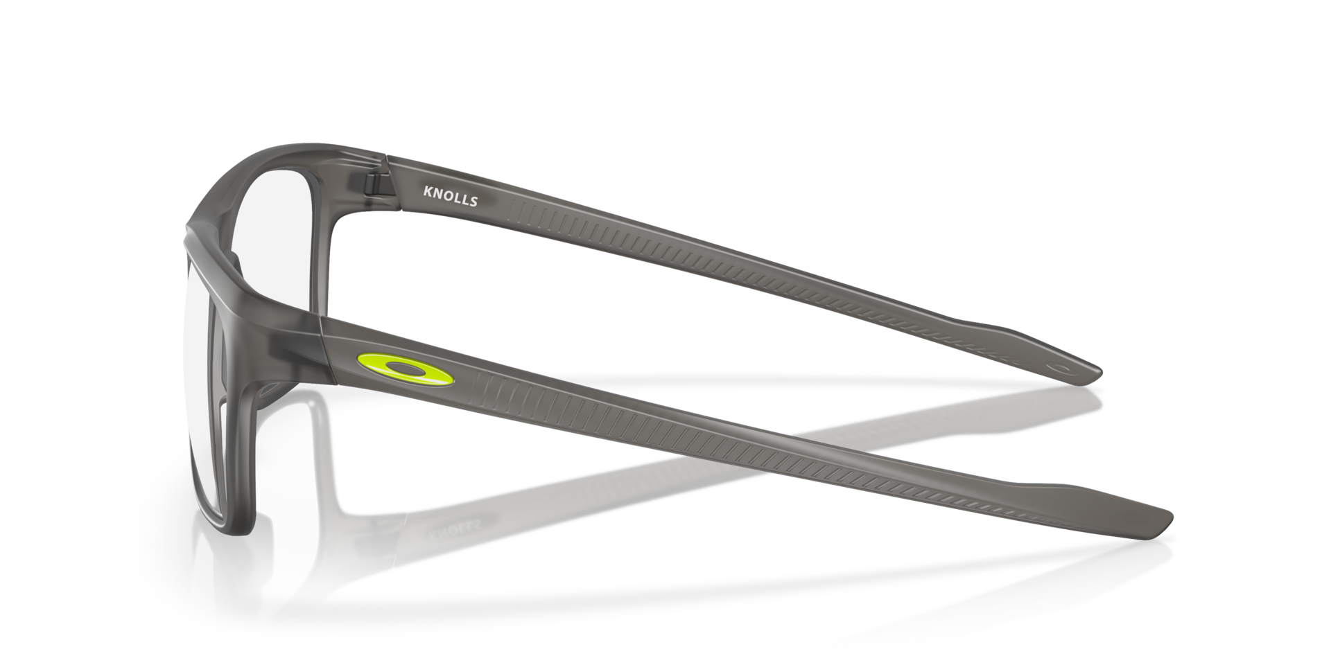 Oakley OX8144 Knolls Rectangle Eyeglasses - Satin Grey Smoke