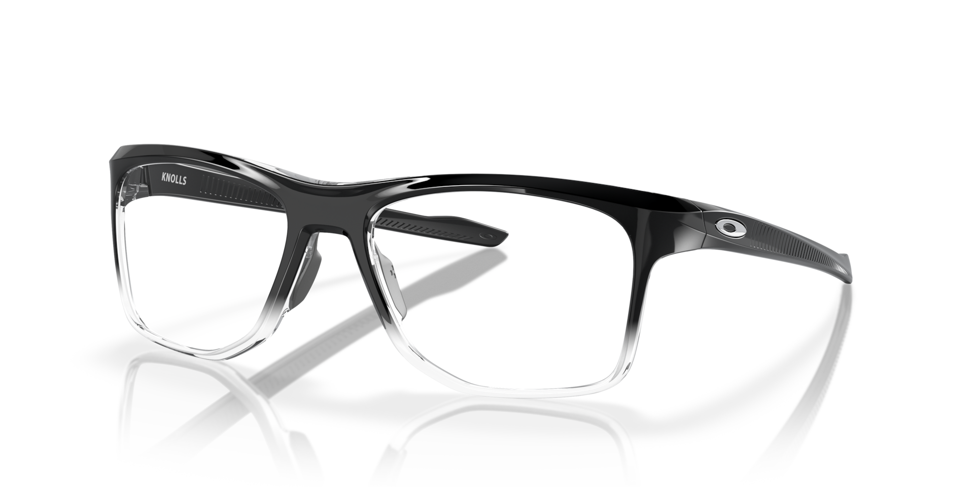 Oakley OX8144 Knolls Rectangle Eyeglasses - Satin Grey Smoke