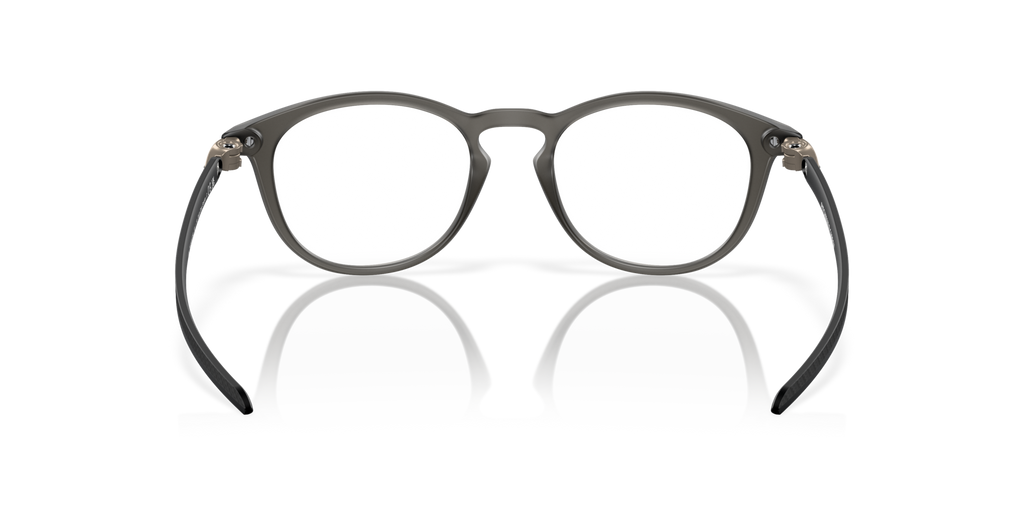 Oakley OX8149 Pitchman R Carbon Round Eyeglasses - Polished Clear