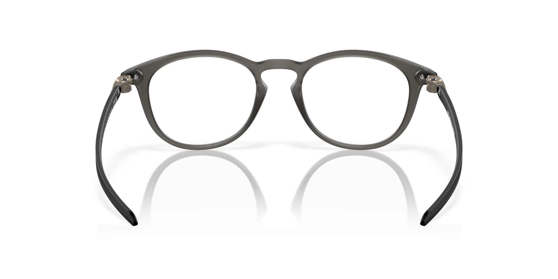 Oakley OX8149 Pitchman R Carbon Round Eyeglasses - Polished Clear