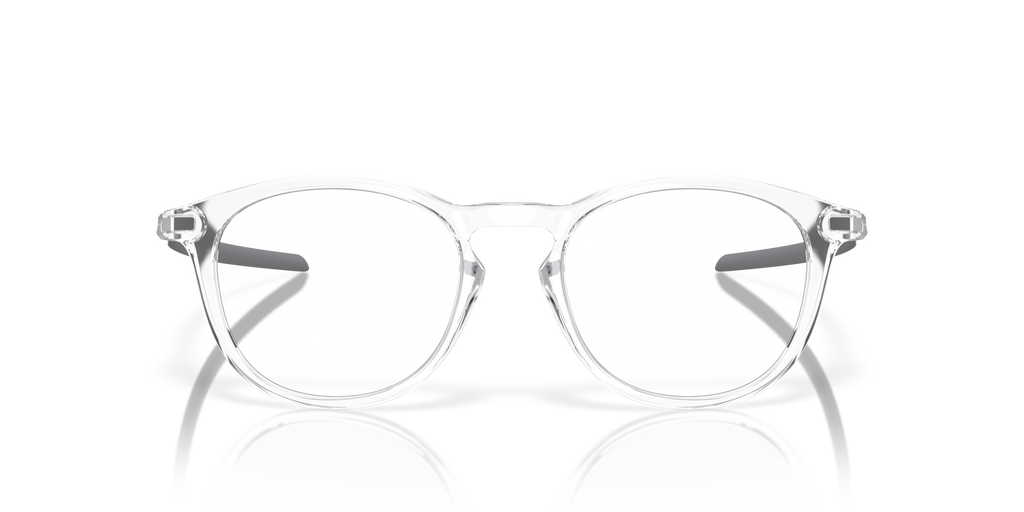 Oakley OX8149 Pitchman R Carbon Round Eyeglasses - Polished Clear