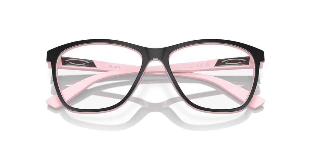 Oakley OX8155 Alias Round Eyeglasses - Black Pink