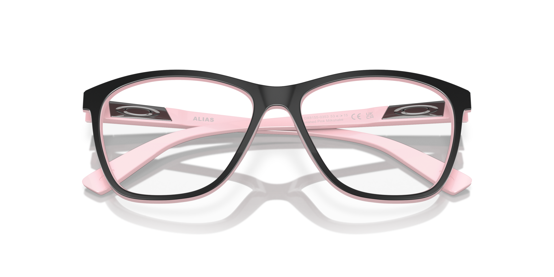 Oakley OX8155 Alias Round Eyeglasses - Black Pink